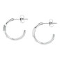 ORECCHINI TRUSSARDI T-LOGO EARR. SS CRYSTAL WHITE 1.9CM - TJAXC86