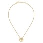 COLLANA TRUSSARDI T-DESIGN NECK SS YG CRYSTALWHITE 40+ - TJAXC95