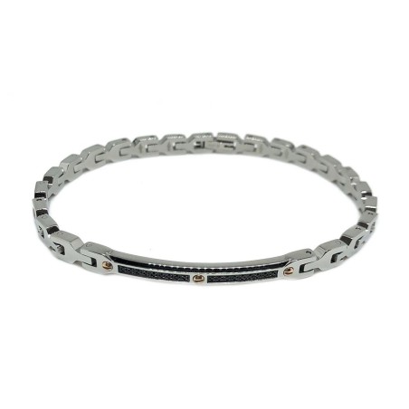 ZANCAN BRACCIALE in Acciaio con Spinelli – Hiteck – EHB191