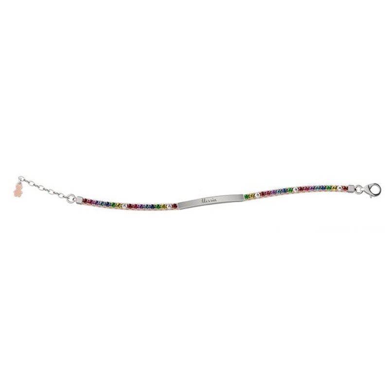 Nanan Bracciale Tennis Bimbo Arg 925 Multicolor - NAN0336