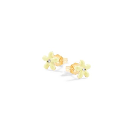 NANAN Orecchini Bimba in Argento Fiore Giallo - NAN0497