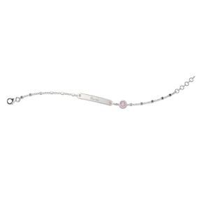 NANAN Bracciale Targhetta BimBo Arg 925 - NAN0109