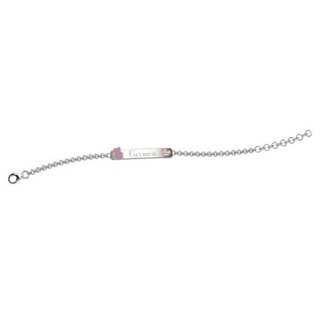 NANAN Bracciale Targhetta BimBo Arg 925 - NAN0158