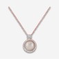 Bronzallure Collana con Pietre Naturali Milanese - Quarzo Rosa e Cubic Zirconia