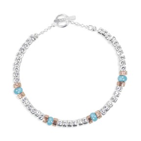 Gerba Bracciale Silver Ceramic brn 03 Turquoise