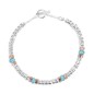 Gerba Bracciale Silver Ceramic brn 03 Turquoise