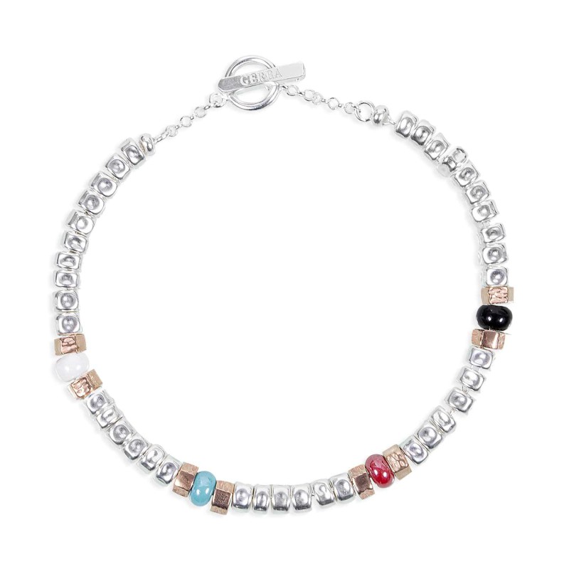 Gerba Bracciale Silver Ceramic brn 04 Multicolor