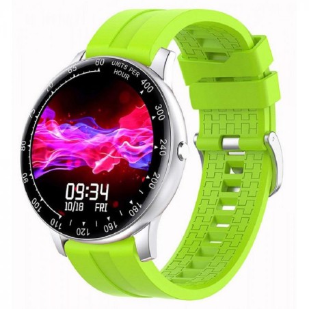 Smarty 2.0 - Smartwatch Sport Cassa in Acciaio, Cinturino Verde Tiffany -  Edy Gioielli