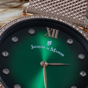 Jacques du Manoir Cocktail (oro rosa / verde) 34 MM - Orologio da donna - SORMI.03