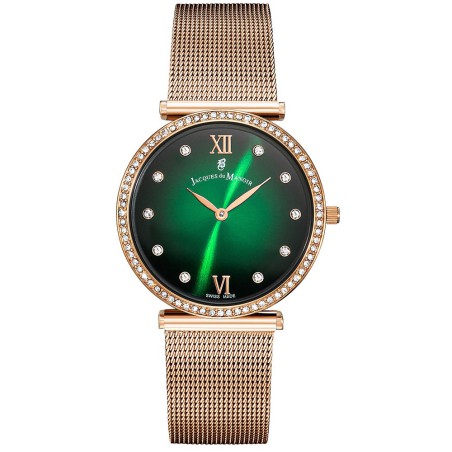 Jacques du Manoir Cocktail (oro rosa / verde) 34 MM - Orologio da donna - SORMI.03