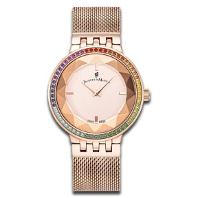 Orologio da donna Jacques Du Manoir Fiona Analogico Rose Swiss Made - JWS00505