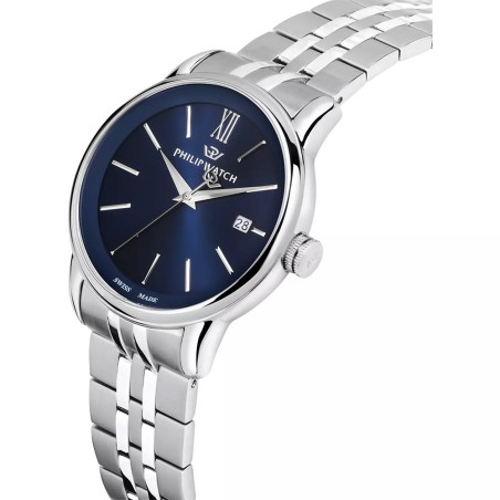 Orologio Philip Watch Anniversary Tempo e Data 40mm Blu - R8253150040