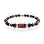 Gerba Bracciale Elastico uomo Argento 925 gioiello Gerba Stone Charlye - 640