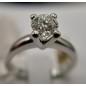 GD Anello solitario con diamante certificato GIA da carati 0,80