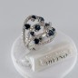 Anello GD con Zaffiri blu e Diamanti