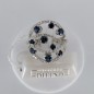 Anello GD con Zaffiri blu e Diamanti