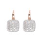 Bronzallure Orecchini Pendenti Quadrati con Pavé in Cubic Zirconia - WSBZ00615.WR