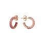 Bronzallure Orecchini a Cerchio con Cubic Zirconia Effetto Dégradé Piccoli - WSBZ02118.ROSE