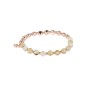 Bronzallure Bracciale Elastico con Pietre Naturali e Sfere Golden Rosé - WSBZ01431.CT