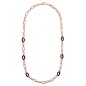 Bronzallure Collana Rolo' con Onice Nero Rose' - WSBZ01950.BO