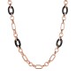 Bronzallure Collana Rolo' con Onice Nero Rose' - WSBZ01950.BO