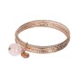 Bronzallure Bracciale Multifilo Rigido con Pietra Naturale Tonda - WSBZ01386.RQ