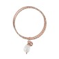 Bronzallure Bracciale Multifilo Rigido con Pietra Naturale Tonda - WSBZ01386.WPRL