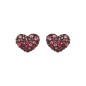 Bronzallure Orecchini Cuore a Lobo con Pavé in Cubic Zirconia - WSBZ01199.ROSE