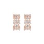 Bronzallure Orecchini a Cerchio Bicolore con Cubic Zirconia - WSBZ02002.W