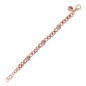 Bronzallure Bracciale Catena Rolo e Rondelle Pavé in Cubic Zirconia - WSBZ00519.R