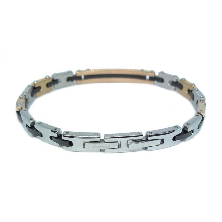 Bracciale Zancan in Acciaio con Zircone – Hiteck – EHB215