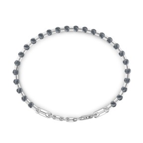 Bracciale Zancan morbido in argento a sfere – ESB187-N