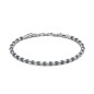 Bracciale Zancan morbido in argento a sfere – ESB187-N