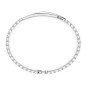 Bracciale Zancan in argento con targa e pietre nere - EXB820