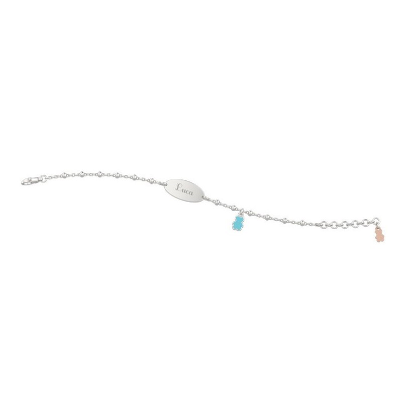 NANAN Bracciale con targhetta BimBo Arg 925 - NAN0059