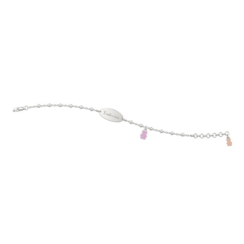 NANAN Bracciale con targhetta BimBo Arg 925 - NAN0061