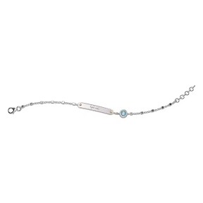 Nanan bracciale con targa bambino Argento 925 - NAN0108