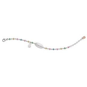 Nanan Bracciale con Targhetta personalizzabile Argento 925 - NAN0242