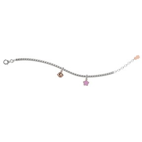 Nanan Bracciale con Campanella e Stella Rosa - NAN0247