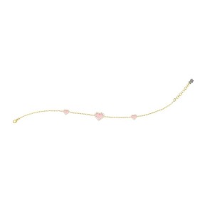 Nanan Bracciale Cuori Rosa Argento - NAN0470