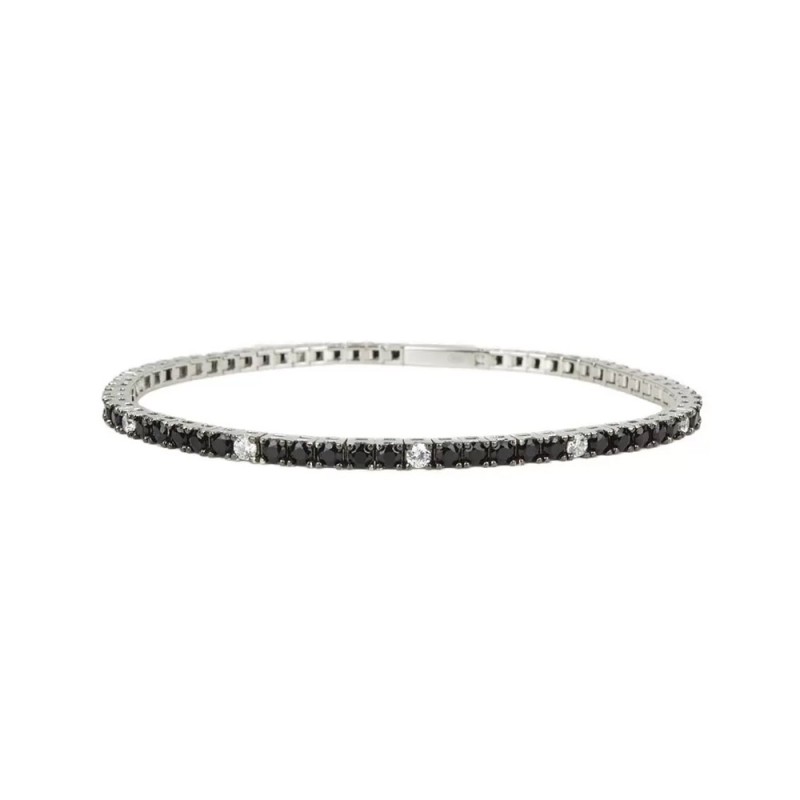 ZANCAN BRACCIALE UOMO IN ARGENTO TENNIS - ESB080