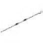 ZANCAN BRACCIALE ARGENTO CON PIETRE NERE - ESB165