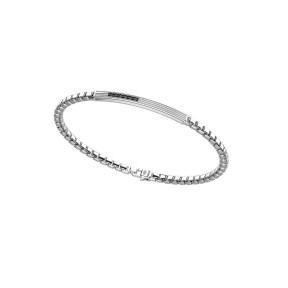 ZANCAN BRACCIALE IN ARGENTO CON SPINELLI NERI – INSIGNIA 925 – EXB955-BL