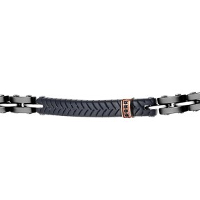 ZANCAN BRACCIALE UOMO HI-TECK CERAMICA NERO CON ZIRCONI - UHB020