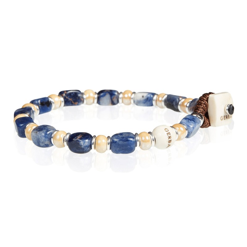 Gerba Bracciale Strange Stone sodalite e ceramica  - STRANGE S08