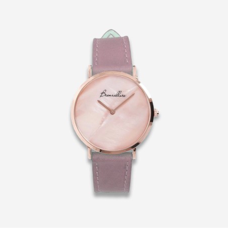 Bronzallure Orologio Donna Alba Grande in Madreperla Rosa